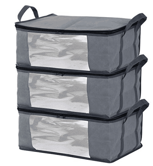 Sodynee Bins SSB63-Dark 3pack Dark Grey Storage Bags